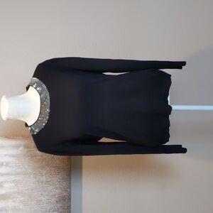 Michael Kors sequins neckline sweater